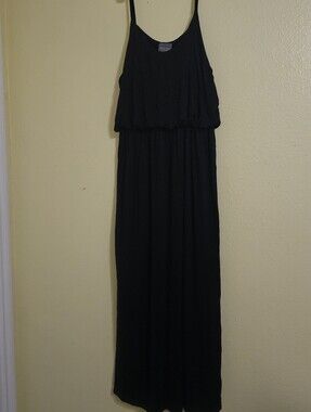 Olivia Rae Black Dress Maxi Dress with Spaghetti Straps